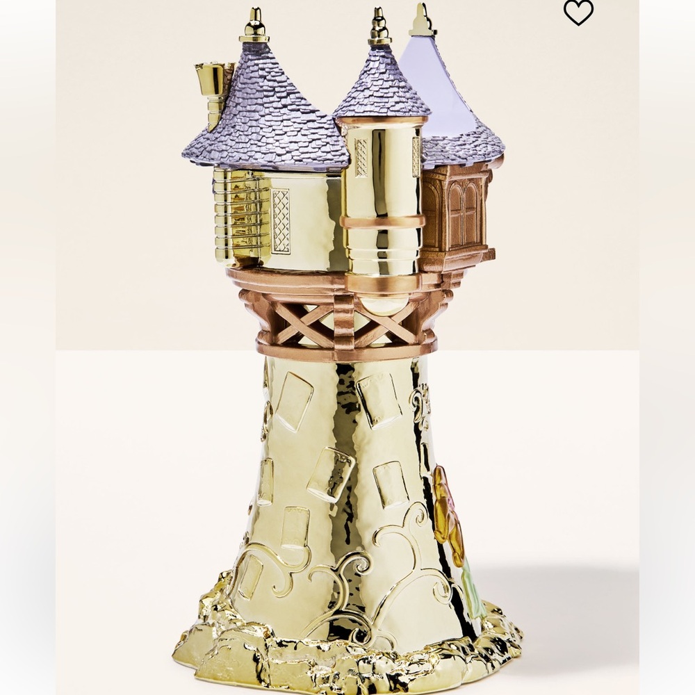Bath & Body Works Disney Princesses Rapunzel Tower Candle Holder Pedestal - Picture 4 of 4